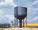 Steel Water Tank -- Kit - 3-1/4 x 3 x 7′ 11.3 x 7.5 x 17.5 cm, HO, Walthers Cornerstone 3043