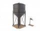 Steel Water Tank -- Kit - 3-1/4 x 3 x 7′ 11.3 x 7.5 x 17.5 cm, HO, Walthers Cornerstone 3043