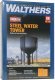 Steel Water Tank -- Kit - 3-1/4 x 3 x 7′ 11.3 x 7.5 x 17.5 cm, HO, Walthers Cornerstone 3043