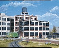 George Roberts Printing Company -- Kit - 12-3/4 x 7-1/2 x 9′ 31.6 x 19.3 x 22.9cm, HO, Walthers Cornerstone 3046