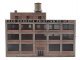 George Roberts Printing Company -- Kit - 12-3/4 x 7-1/2 x 9′ 31.6 x 19.3 x 22.9cm, HO, Walthers Cornerstone 3046