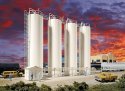 Plastic Pellet Transfer Facility -- Kit - 19-5/8 x 4-1/16 x 8-1/4′ 49.8 x 10.3 x 21cm, HO, Walthers Cornerstone 3081