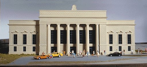 Union Station -- Kit - 19-3/4 x 8-1/4 x 7′ 49.3 x 20.6 x 17.5cm, HO, Walthers Cornerstone 3094