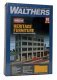 Heritage Furniture Background Building -- Kit - Back Wall 11-3/8 x 4-3/4 x 8-15/16′ 28.4 x , HO, Walthers Cornerstone 3164