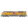EMD SD70ACe - Sound, DCC and Smoke - Paragon4(TM) -- Union Pacific 9054 (Armour Yellow, gray, red, US Flag, Building America Log