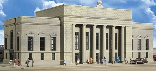 Union Station -- Kit - 16 x 6 x 5-1/2′ 40 x 15 x 16.2cm, N, Walthers Cornerstone 3257