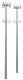 Modern Communication Tower -- Kit - 9-3/4 Tall x 1′ Wide 24.7 x 2.5cm, HO, Walthers Cornerstone 3345