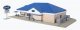 Culver`s(R) -- Kit - 13-1/4 x 8-1/4 x 3-1/4` 33.1 x 20.6 x 8.1cm, HO, Walthers Cornerstone 3486