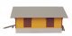 Golden Valley Freight House -- Kit - 8-3/8 x 3-3/8 x 3-1/4′ 20.9 x 8.4 x 8.1cm, HO, Walthers Cornerstone 3533