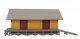 Golden Valley Freight House -- Kit - 8-3/8 x 3-3/8 x 3-1/4′ 20.9 x 8.4 x 8.1cm, HO, Walthers Cornerstone 3533