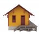 Golden Valley Freight House -- Kit - 8-3/8 x 3-3/8 x 3-1/4′ 20.9 x 8.4 x 8.1cm, HO, Walthers Cornerstone 3533