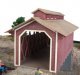 Willow Glen Covered Bridge -- Kit - 8-1/2 x 3-1/2 x 3-1/2′ 21.2 x 8.7 x 8.7cm (At Roof), HO, Walthers Cornerstone 3652