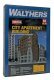 City Apartment Background Building -- Kit - 8-1/8 x 5-3/16 x 12-11/16′ 20.6 x 13.2 x 32.2cm, HO, Walthers Cornerstone 3770