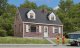 Brick Cape Cod House -- Kit - 4-1/4 x 3-5/8 x 3′ 10.7 x 9.2 x 7.6cm, HO, Walthers Cornerstone 3774