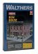 Row House -- Kit - 7-13/16 x 4-9/32 x 4′ 19.8 x 10.8 x 10.1cm, HO, Walthers Cornerstone 3778