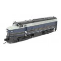 Baldwin RF16A Sharknose - Standard DC - Stealth -- Baltimore & Ohio 857A (blue, gray, black), N, Broadway Limited Imports 9631