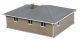 Brick Ranch House -- Kit - 3-1/16 x 2-9/32 x 1-1/4′ 7.7 x 5.7 x 3.17cm, N, Walthers Cornerstone 3838