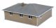 Brick Ranch House -- Kit - 3-1/16 x 2-9/32 x 1-1/4′ 7.7 x 5.7 x 3.17cm, N, Walthers Cornerstone 3838