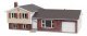 Split-Level House -- Kit - 4 x 2-1/4 x 1-1/2′ 10.2 x 5.7 x 3.8cm, N, Walthers Cornerstone 3840