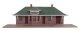 Pella Depot -- Kit - 12 x 5 x 3-1/2′ 30 x 12.7 x 8.8cm, HO, Walthers Cornerstone 4054
