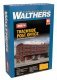 Trackside Post Office -- Kit - 13-1/8 x 4-1/2 x 6-3/8′ 32.8 x 11.2 x 15.9cm, HO, Walthers Cornerstone 4063