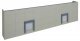 Modern Concrete Warehouse Background Building -- Kit - Each: 16-5/8 x 1-3/4 x 4-1/2′ 42.2 x, HO, Walthers Cornerstone 4071