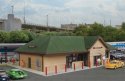 Modern Suburban Station -- Kit - 10-7/16 x 6-1/2 x 3-1/8′ 26.5 x 16.5 x 7.9cm, HO, Walthers Cornerstone 4095