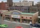 Modern Shopping Center II -- Kit - 10-1/2 x 4-15/16 x 3-1/2′ 26.6 x 12.5 x 8.8cm, HO, Walthers Cornerstone 4116