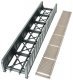 90` Single-Track Railroad Through Girder Bridge -- Kit - 12-1/2 x 2-3/8 x 1-1/2` 31.7 x 6 x, HO, Walthers Cornerstone 4503