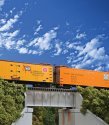 30` Single-Track Railroad Deck Girder Bridge -- Standard Level Kit 4-3/16 x 1-3/16` x 1-3/16, HO, Walthers Cornerstone 4505