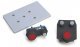 Dual-Color LED Fascia Crossover Controller - Walthers Layout Control System -- Yellow - , All Scales, Walthers Controls 122