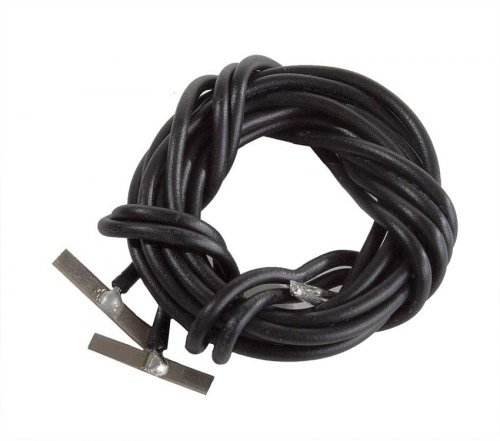 Code 70 Nickel Silver Terminal Joiners pkg(2) -- Includes Black 22-Gauge Wire, HO, WalthersTrack 70103