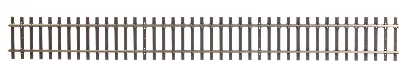 Code 83 Nickel Silver Flex Track with Wood Ties -- Branch line ties - each section: 36′ 91.4cm pkg, HO, WalthersTrack 83007