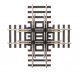 Code 83 90-Degree Crossing, HO, WalthersTrack 83090