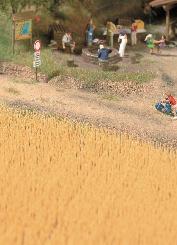 Harvest Wheat Field -- Brown, HO, Walthers SceneMaster 1143