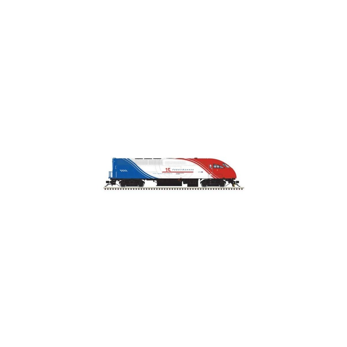 Motive Power Industries MP36PH-3C - Sound and DCC - Master Gold -- UTA Utah FrontRunner 6 (red, white, blue, 15th Anniversary), 