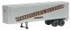 35′ Fluted-Side Trailer 2-Pack - Assembled -- Pennsylvania Railroad (silver, Tuscan), HO, Walthers SceneMaster 2405