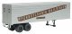 35′ Fluted-Side Trailer 2-Pack - Assembled -- Pennsylvania Railroad (silver, Tuscan), HO, Walthers SceneMaster 2405