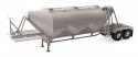 Dry Bulk Semi Trailer - Kit - Transload Facility -- Undecorated, HO, Walthers SceneMaster 2620