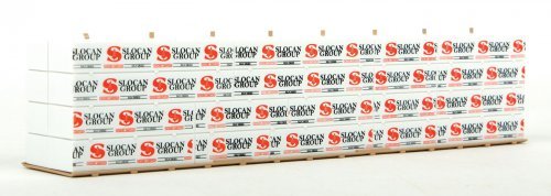 Wrapped Lumber Load for WalthersProto CC&F Bulkhead Flatcar -- Slocan Group, HO, Walthers SceneMaster 3124