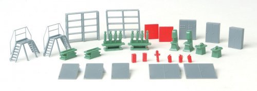 Industrial Details pkg(28), HO, Walthers SceneMaster 4149