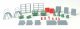 Industrial Details pkg(28), HO, Walthers SceneMaster 4149