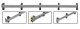 Roadway Guardrails -- Kit - 200′ 60.9m Scale Long, HO, Walthers SceneMaster 4176