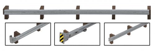 Roadway Guardrails -- Kit - 200′ 60.9m Scale Long, HO, Walthers SceneMaster 4176