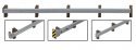 Roadway Guardrails -- Kit - 200′ 60.9m Scale Long, HO, Walthers SceneMaster 4176