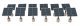 Rooftop Solar Panels -- Kit, HO, Walthers SceneMaster 4196