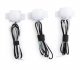 LED Dome Building Light 3-Pack -- Cool White, All Scales, Walthers SceneMaster 4872