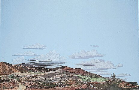 Background Scene 24 x 36′ 60 x 90cm - Instant Horizons(TM) -- Desert to Country, HO, Walthers SceneMaster 707