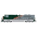EMD SD70ACe - Standard DC - Stealth Series -- Union Pacific 1983 (Western Pacific Heritage, green, silver), HO, Broadway Limited