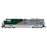 EMD SD70ACe - Standard DC - Stealth Series -- Union Pacific 1983 (Western Pacific Heritage, green, silver), HO, Broadway Limited